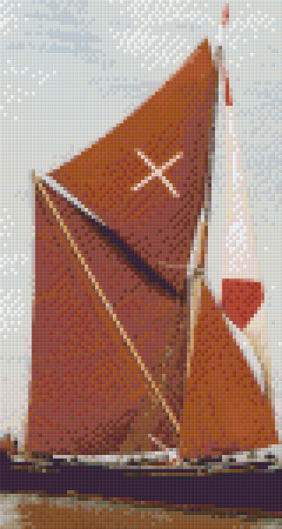 Ena [Tall Ship] Six [6] Baseplate PixelHobby Mini-mosaic Art Kits image 0
